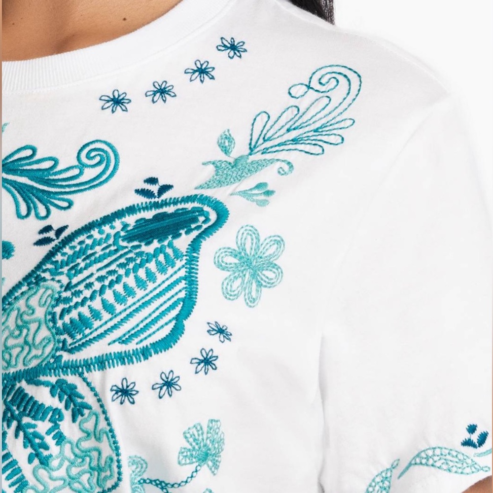 Johnny Was Benedita Crew Neck Tee - Picture 12 of 16